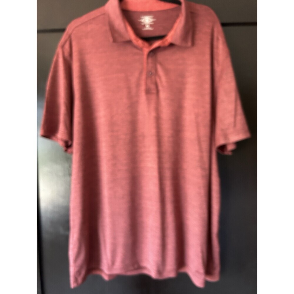 C H Bass men’s polo size extra large burgundy color